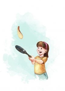 How to flip a pancake